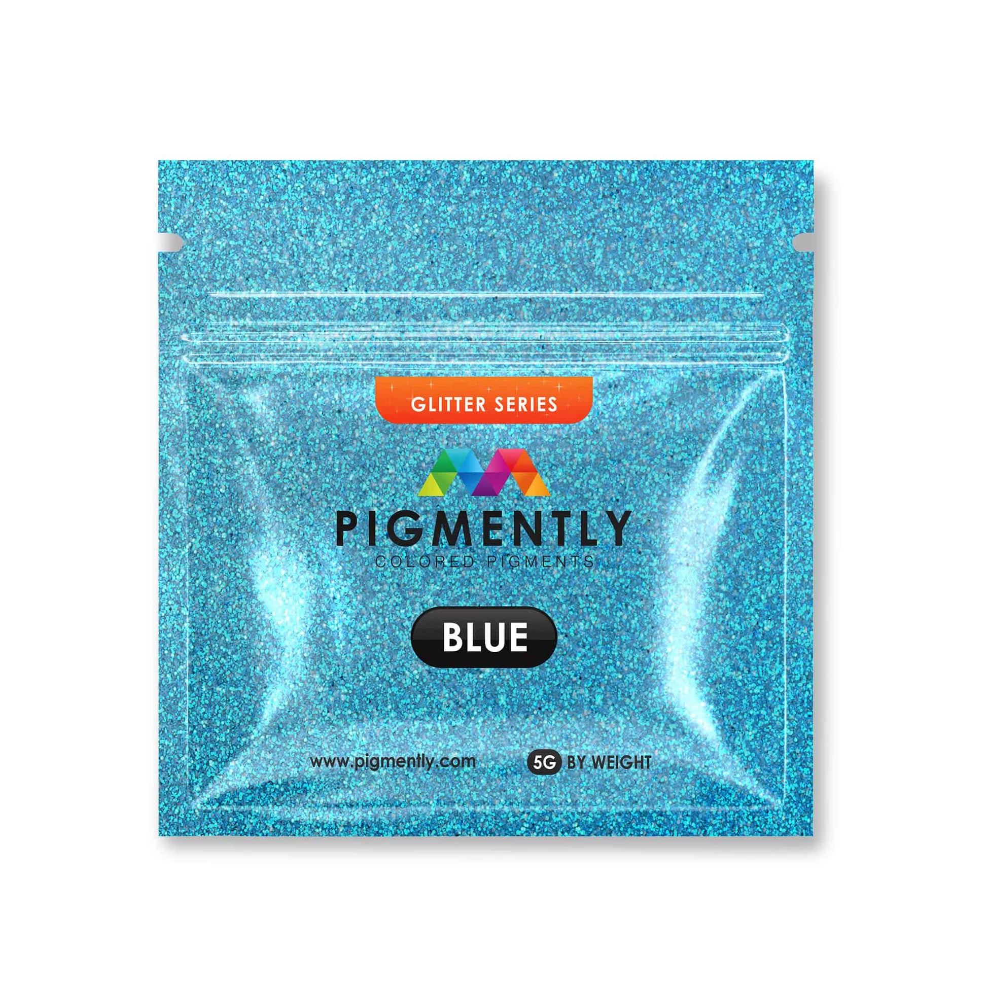 Pigmently Glitter Blue Mica Powder